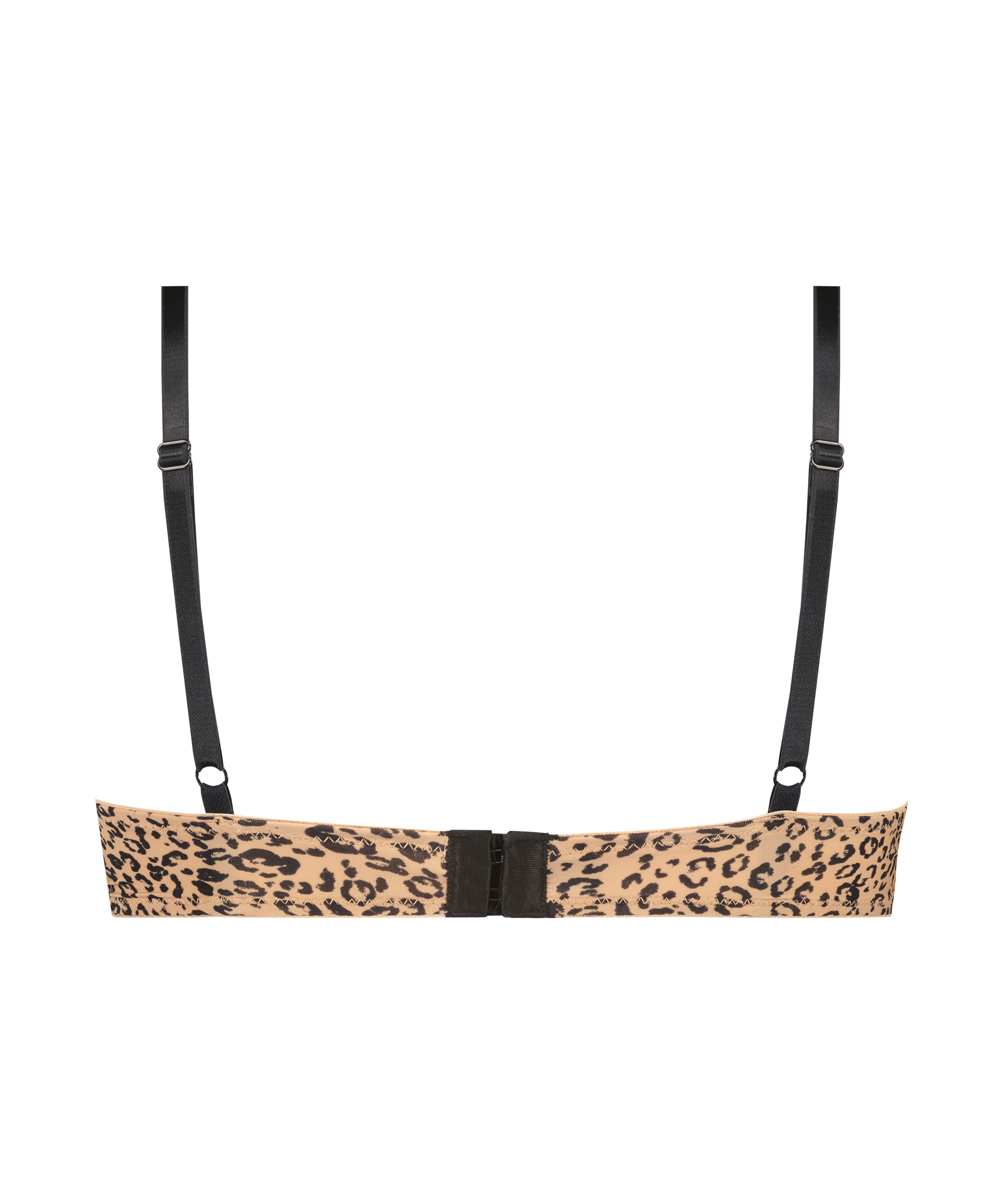 Animal polstret spile-BH, Svart, main