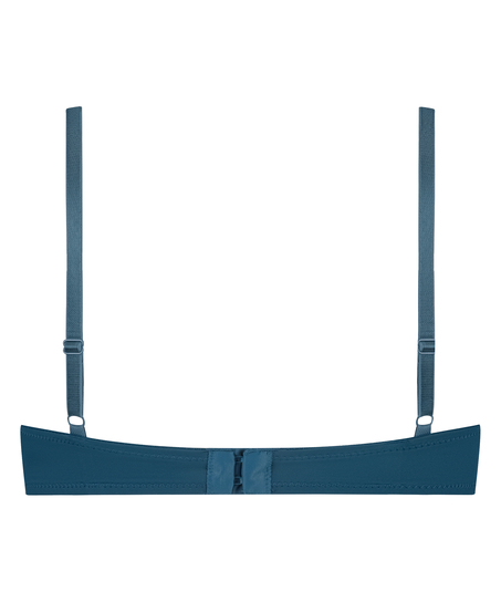 ﻿Vattert bh med bøyle Plunge, Blå