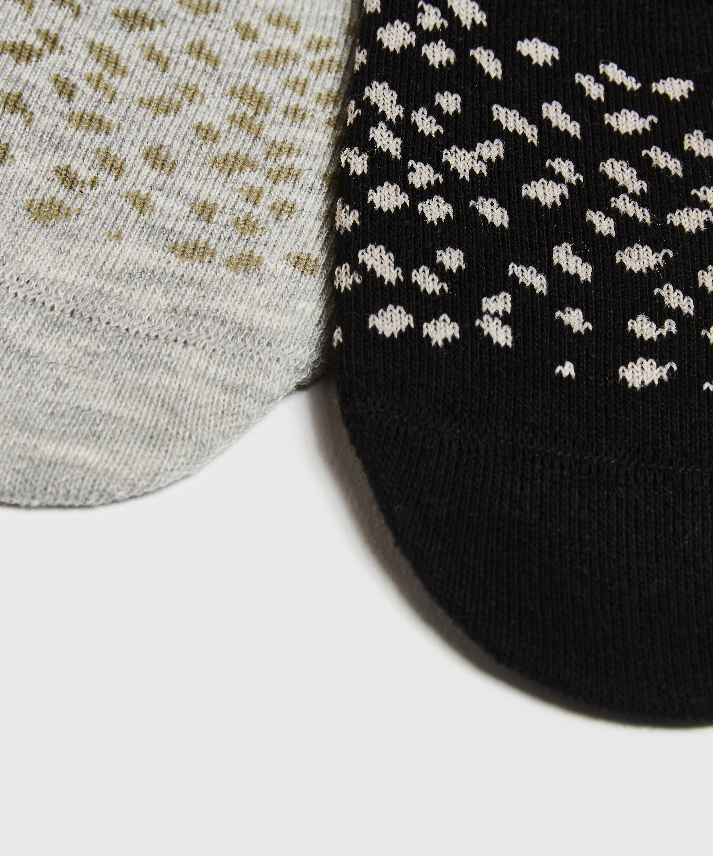 2 Pairs Of Socks, Svart, main