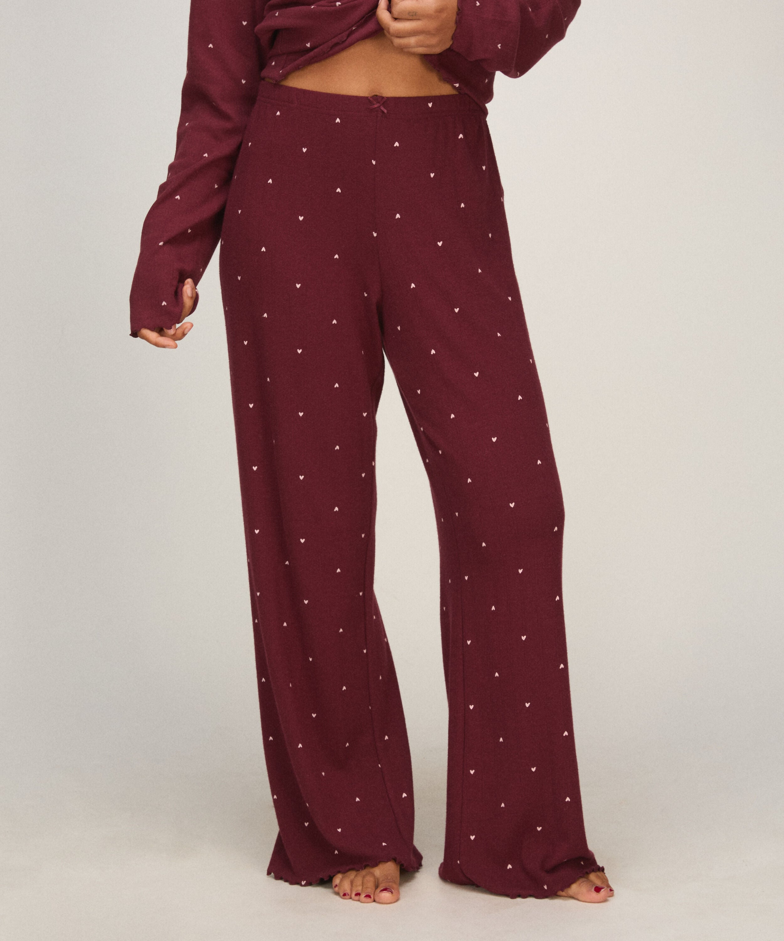 Pyjamasbukse Loose Pointelle