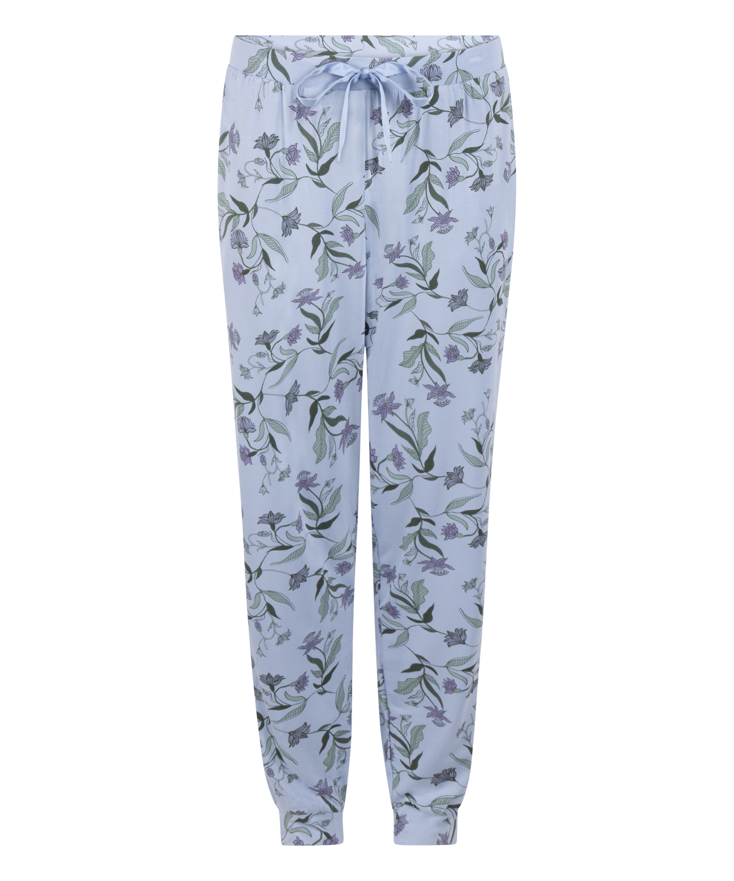 Pyjamabukser Jersey, Bl&aring;, main