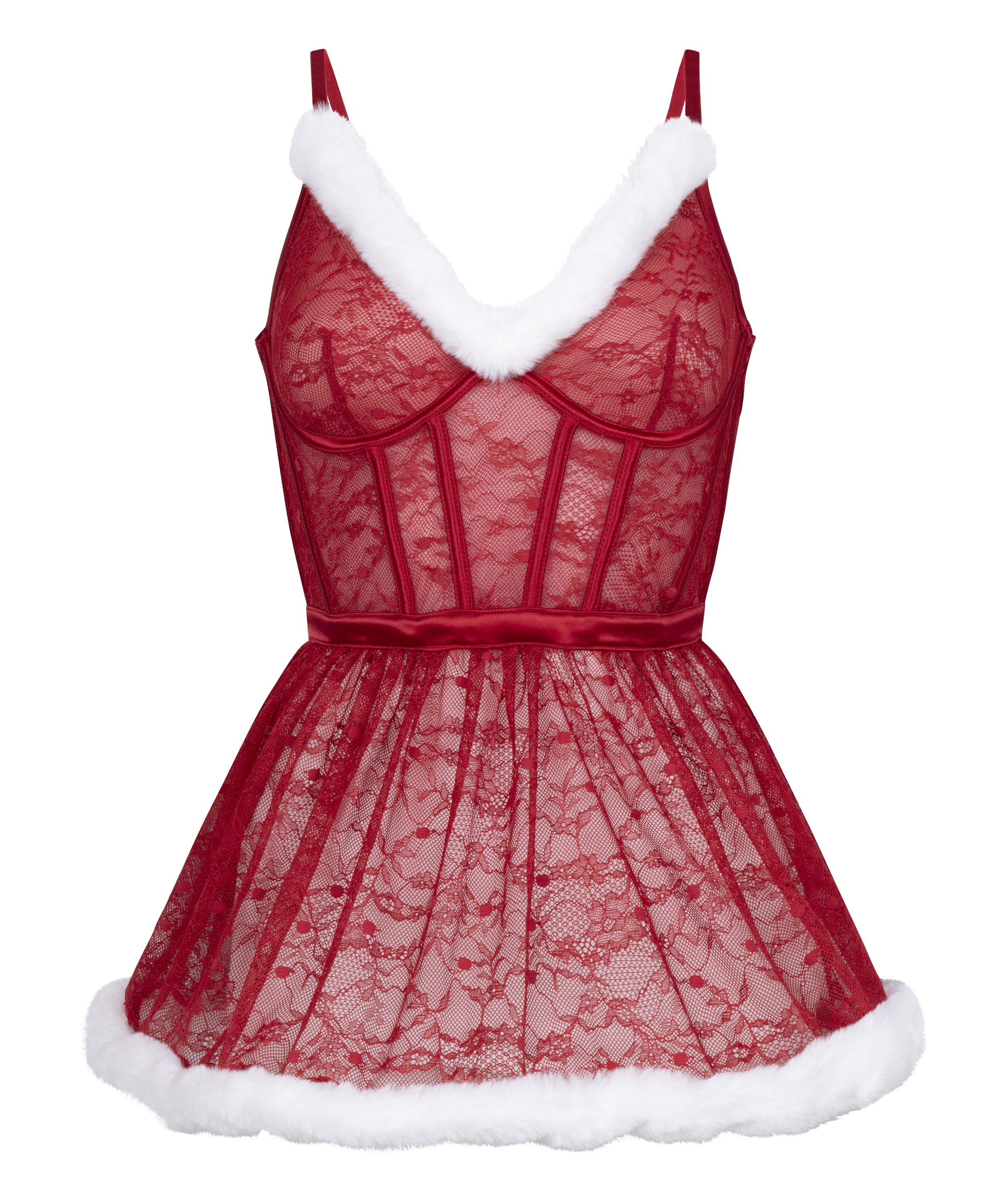 Wired slipdress Sexy Santa, R&oslash;d, main
