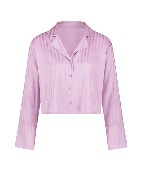 Langermet jakke i sateng, Lilla