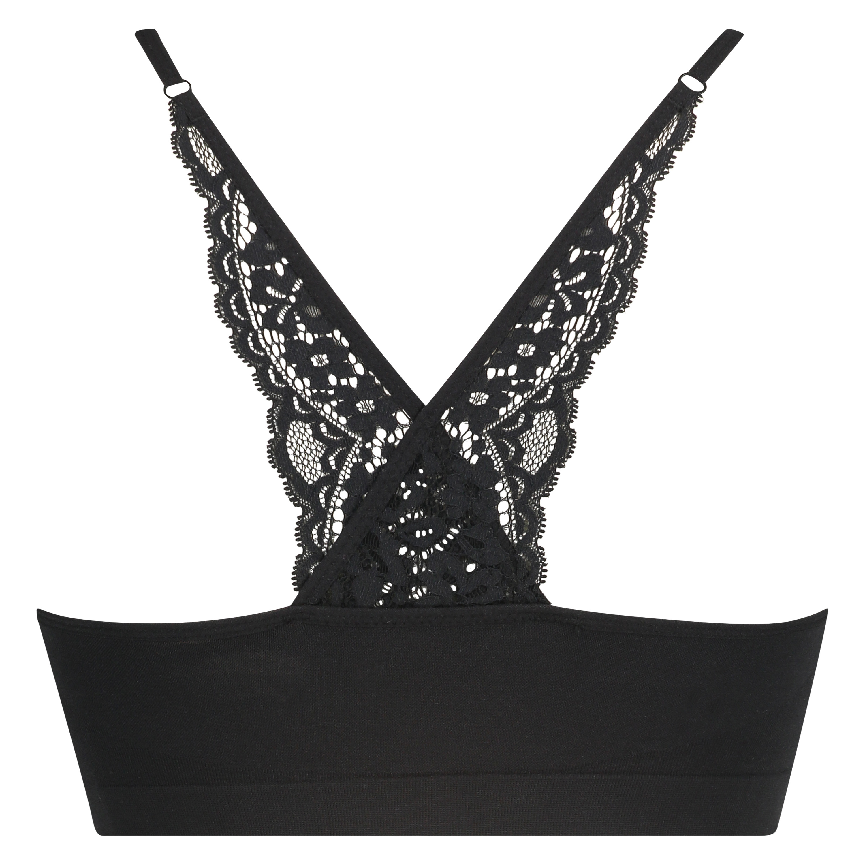 Marine sømløs bralette, Svart, main