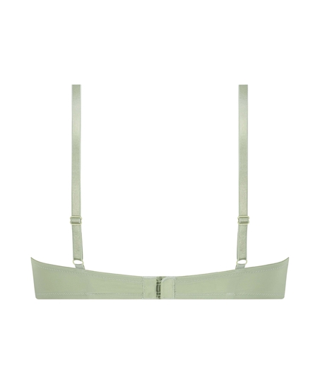 ﻿Vattert bh med bøyle Plunge, Grønn