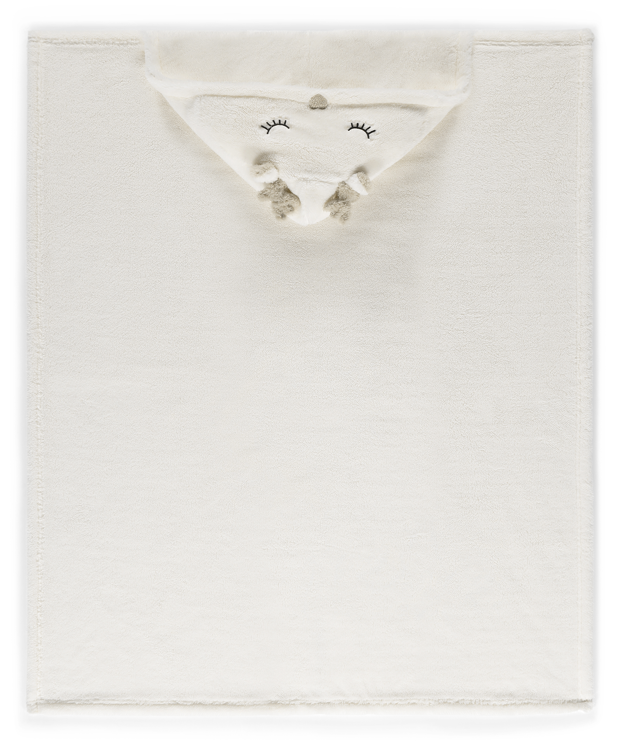 Reindeer cuddly blanket, Hvit, main