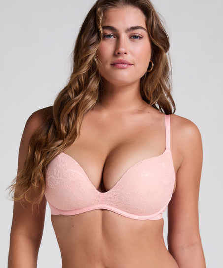 Polstret spileløs BH Lea Lace, Rosa