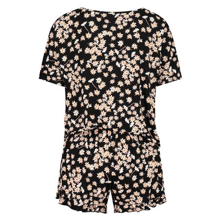 Kort pysjamassett, Svart