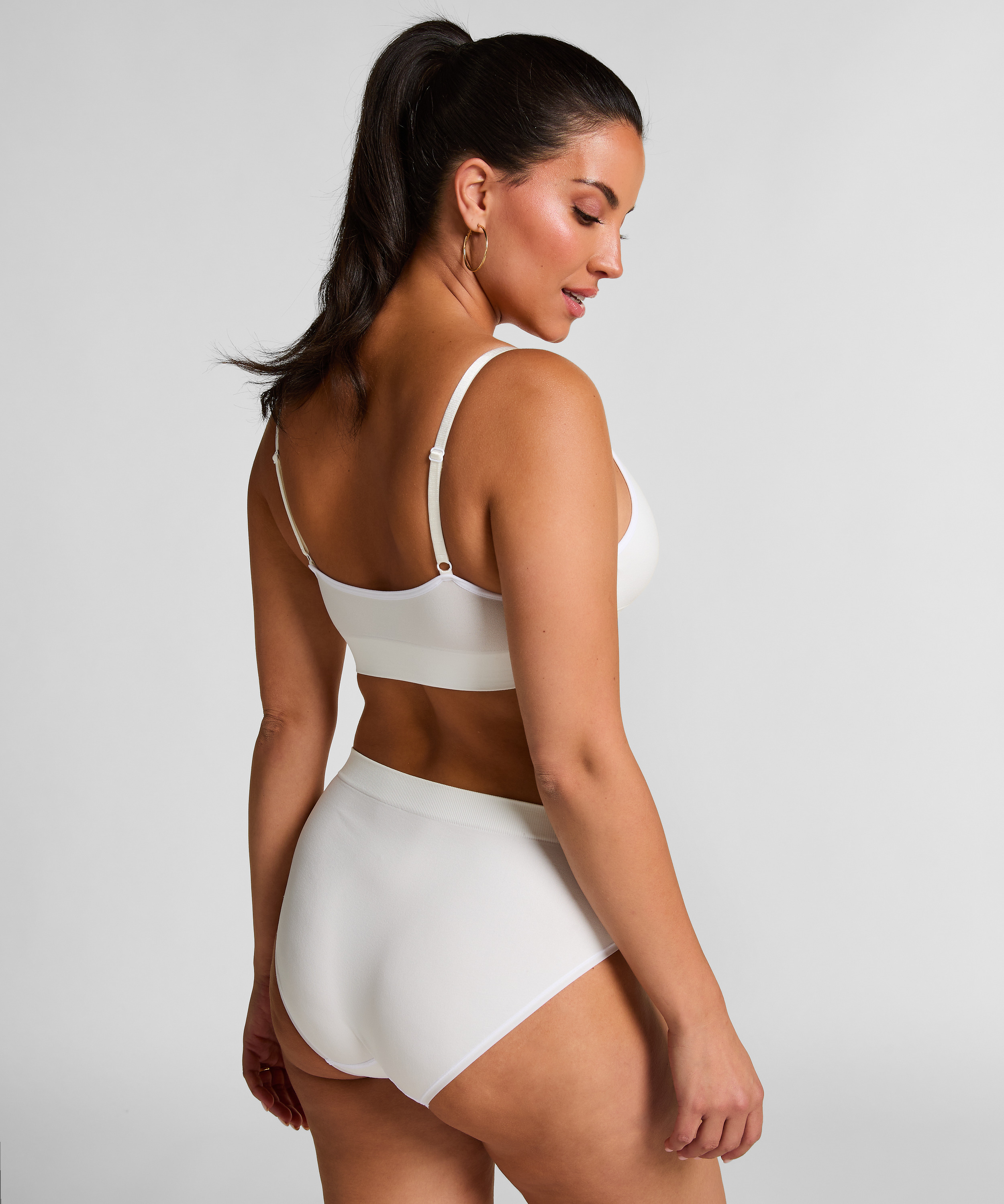 Dide High Knickers, Hvit, main