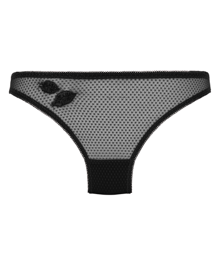 Brasilianske truser Bebe, Svart