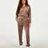 Joggebukser Velours, Brun