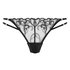 Highleg Tanga Scarlett, Svart