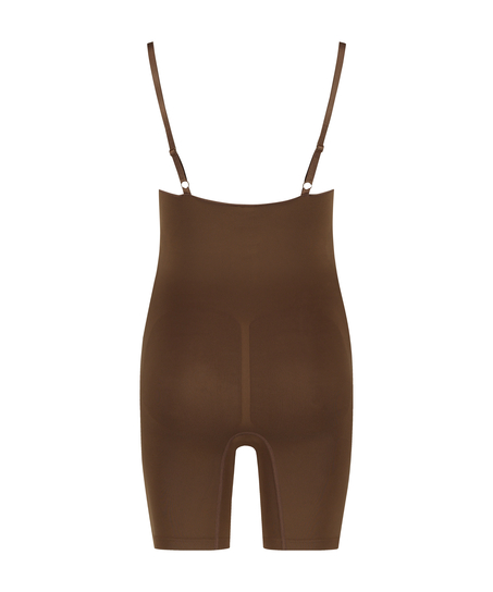 S&oslash;ml&oslash;s forsterkende bodysuit med h&oslash;ye ben, R&oslash;d