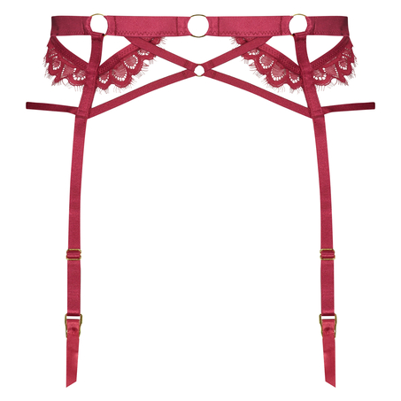 Private Jacky strømpeholder, Rød