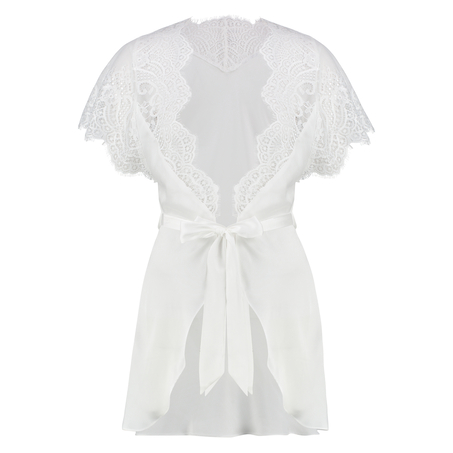 Cap Sleeve kimono, Hvit