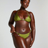 Høykuttet Bikini Underdel Yucatan, Grønn