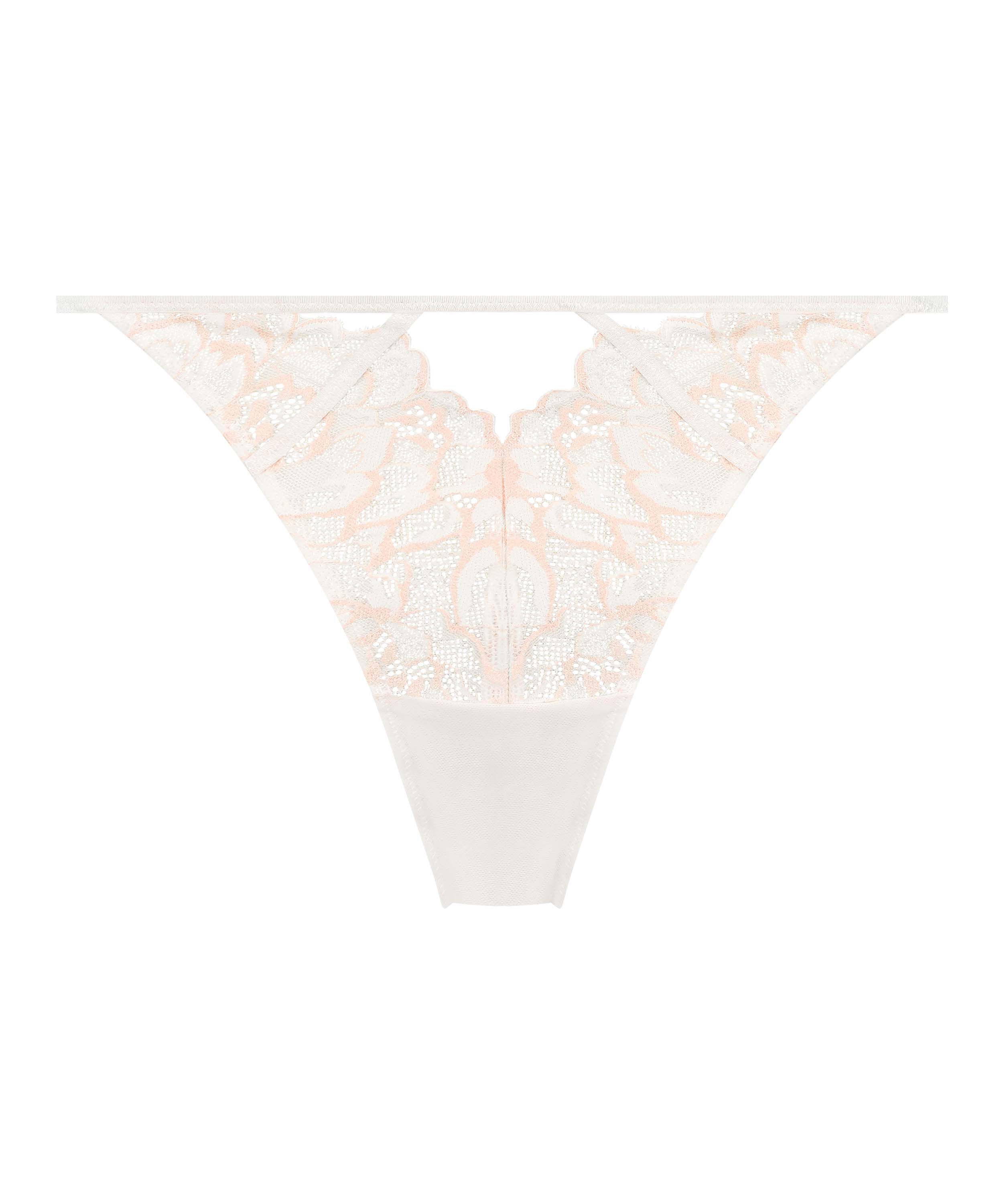 Brasilianske truse Shayna, Hvit