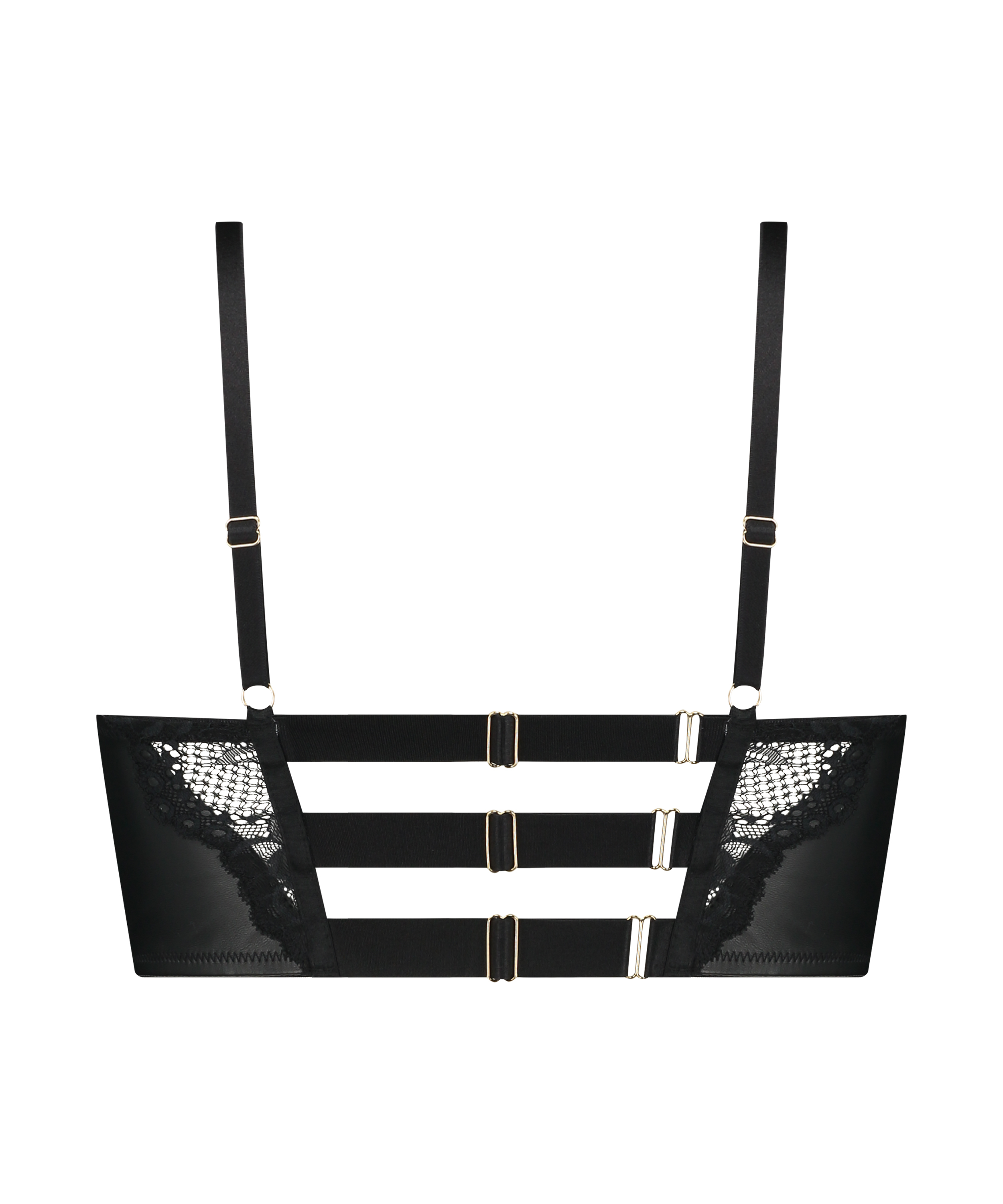 Talia Longline foret pushup-BH med b&oslash;yle, Svart, main