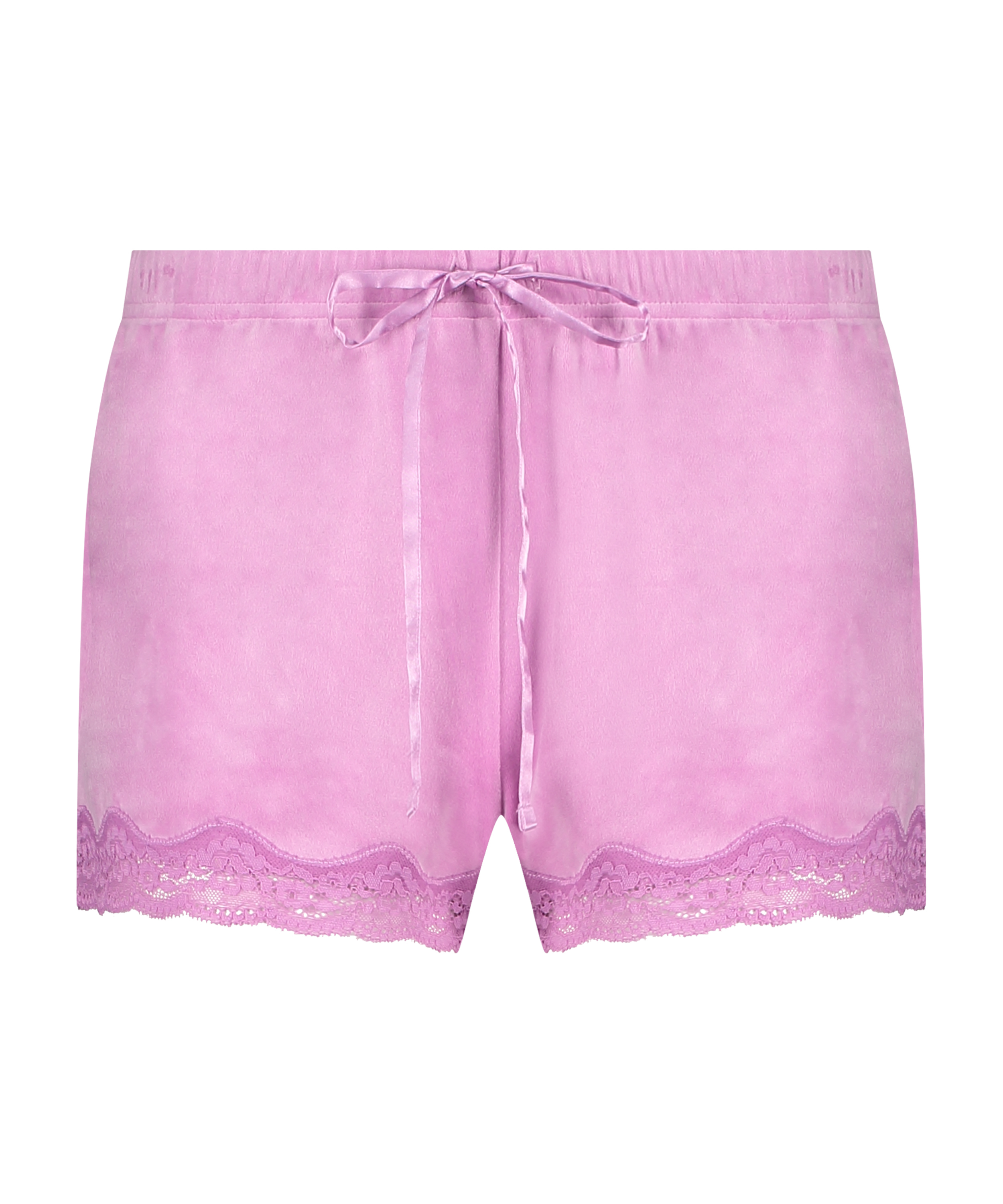 Velvet lace shorts, Rosa, main