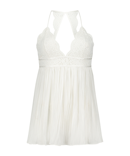 Chiffon babydoll, Hvit