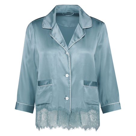 Silke pysjamastopp, Blå