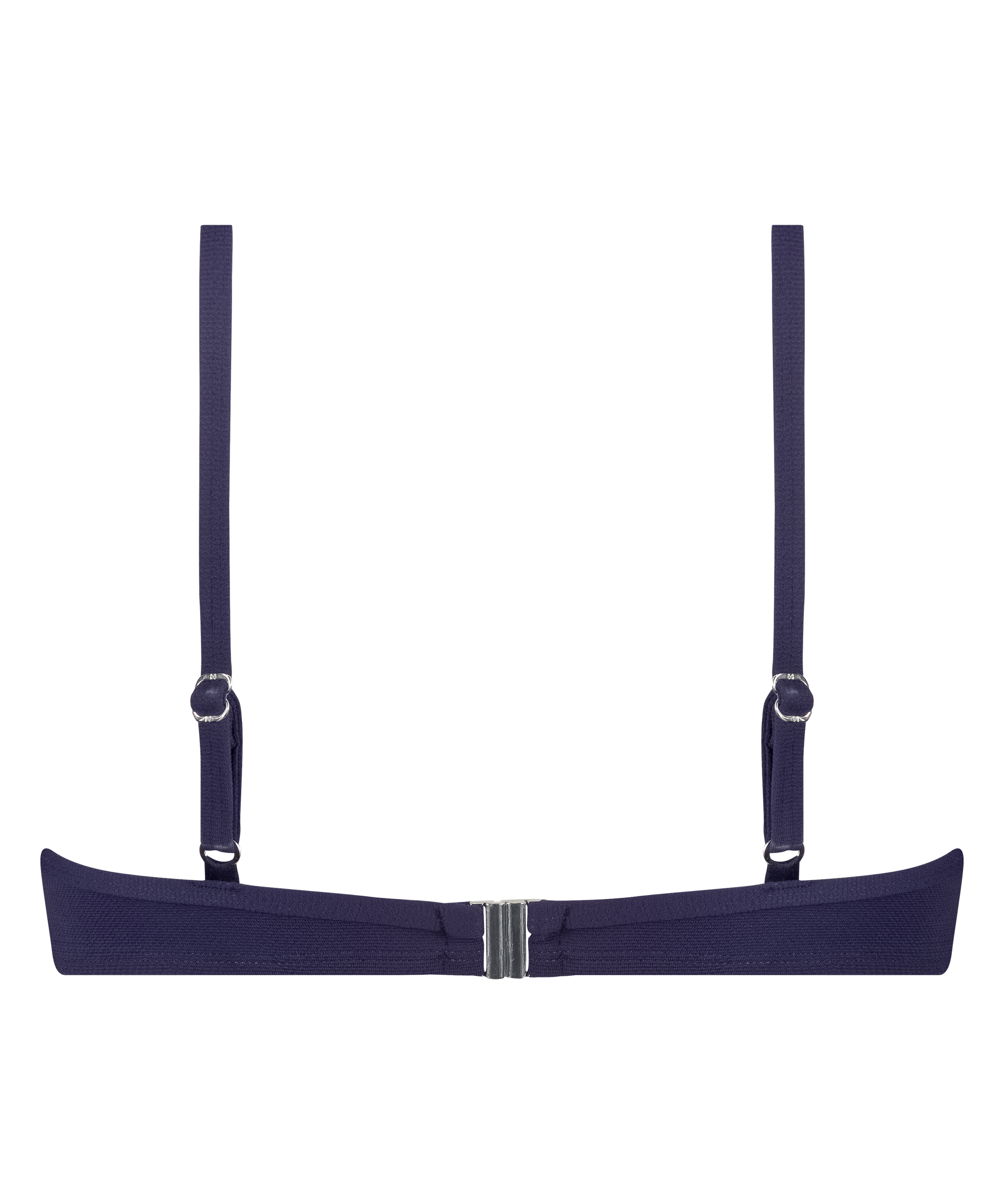 Scallop Polstret bikinitopp med underspiler, Bl&aring;, main