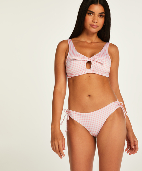 Seychelles bikini crop top, Rosa