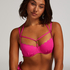 Bikinitopp Scallop Lurex, Rosa