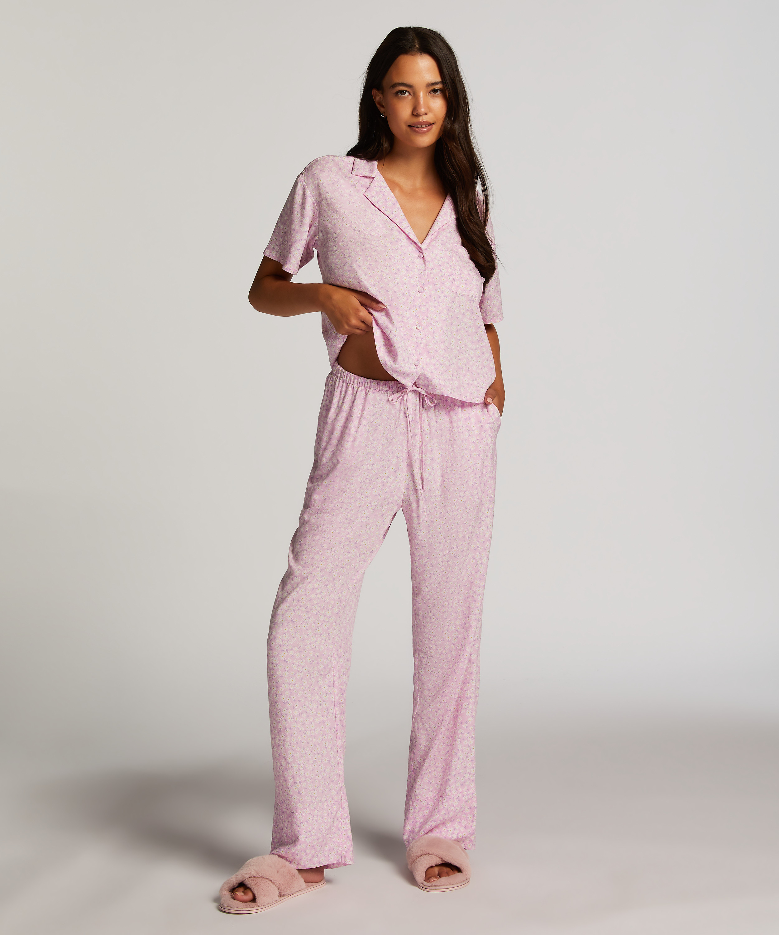 Woven pysjamasbukse Springbreakers, Rosa, main