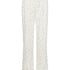 Pyjama Pant Loose Pointelle, Hvit
