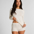 Boyshort i myk bomull, Beige