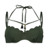 Scallop Glam foret bikinitopp med b&oslash;yle, Gr&oslash;nn