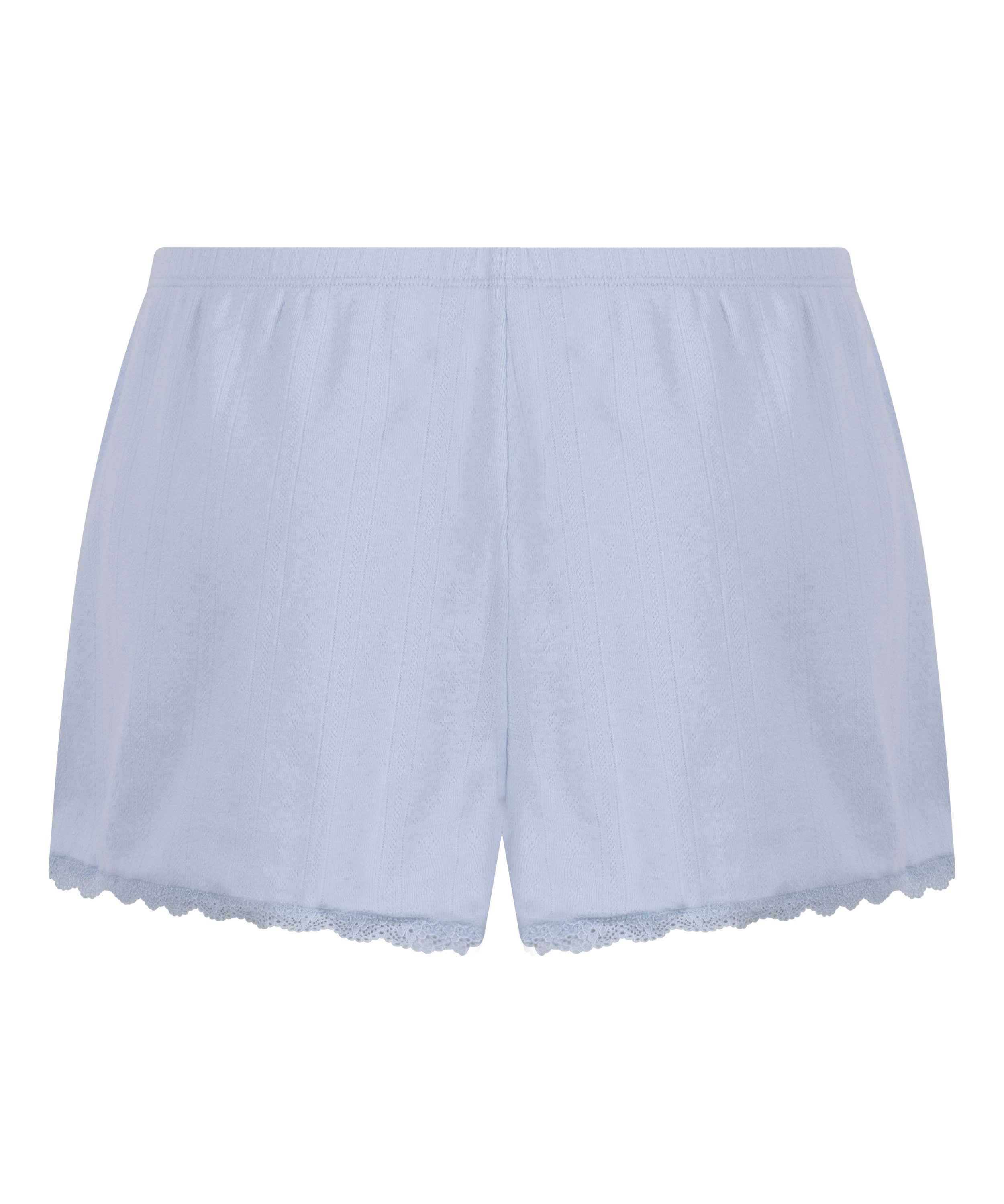 Pointelle shorts, Blå, main