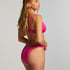 Bikinitopp Scallop Lurex, Rosa