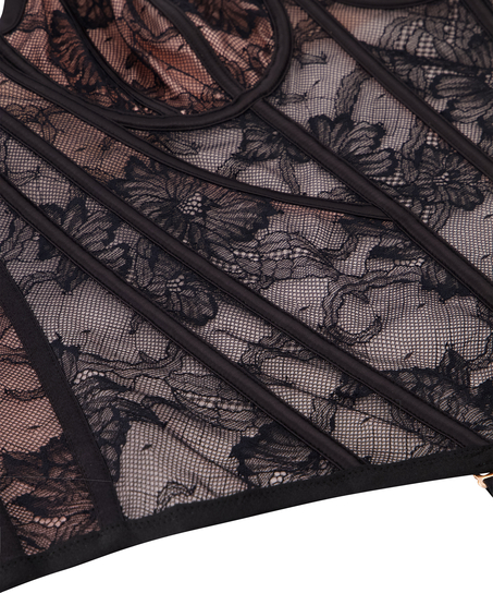 Bustier Magdalena, Svart