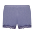 Velvet lace shorts, Lilla