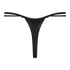 Domenica High Leg-thong, Svart