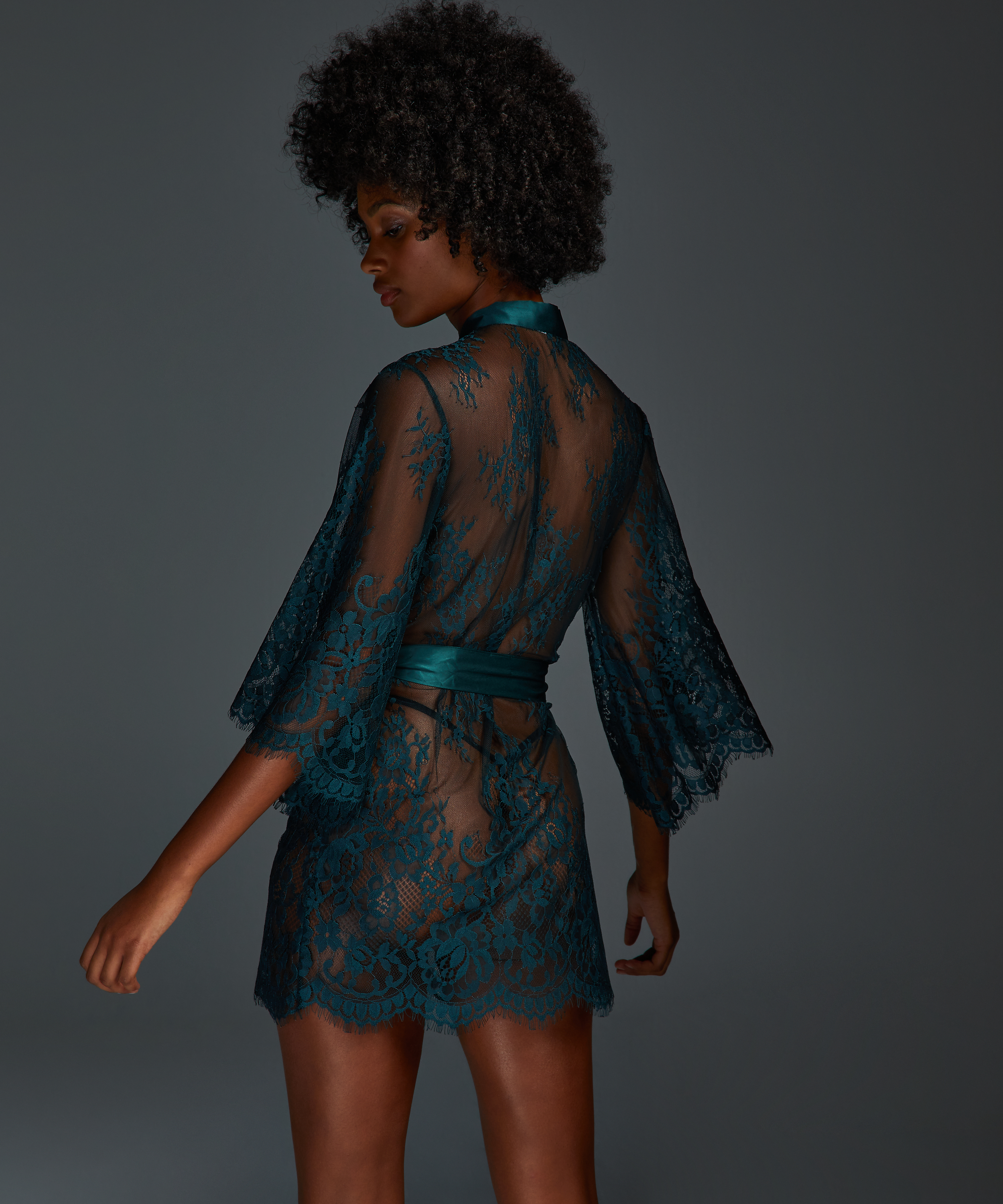 Kimono Lace Isabelle, Gr&oslash;nn, main