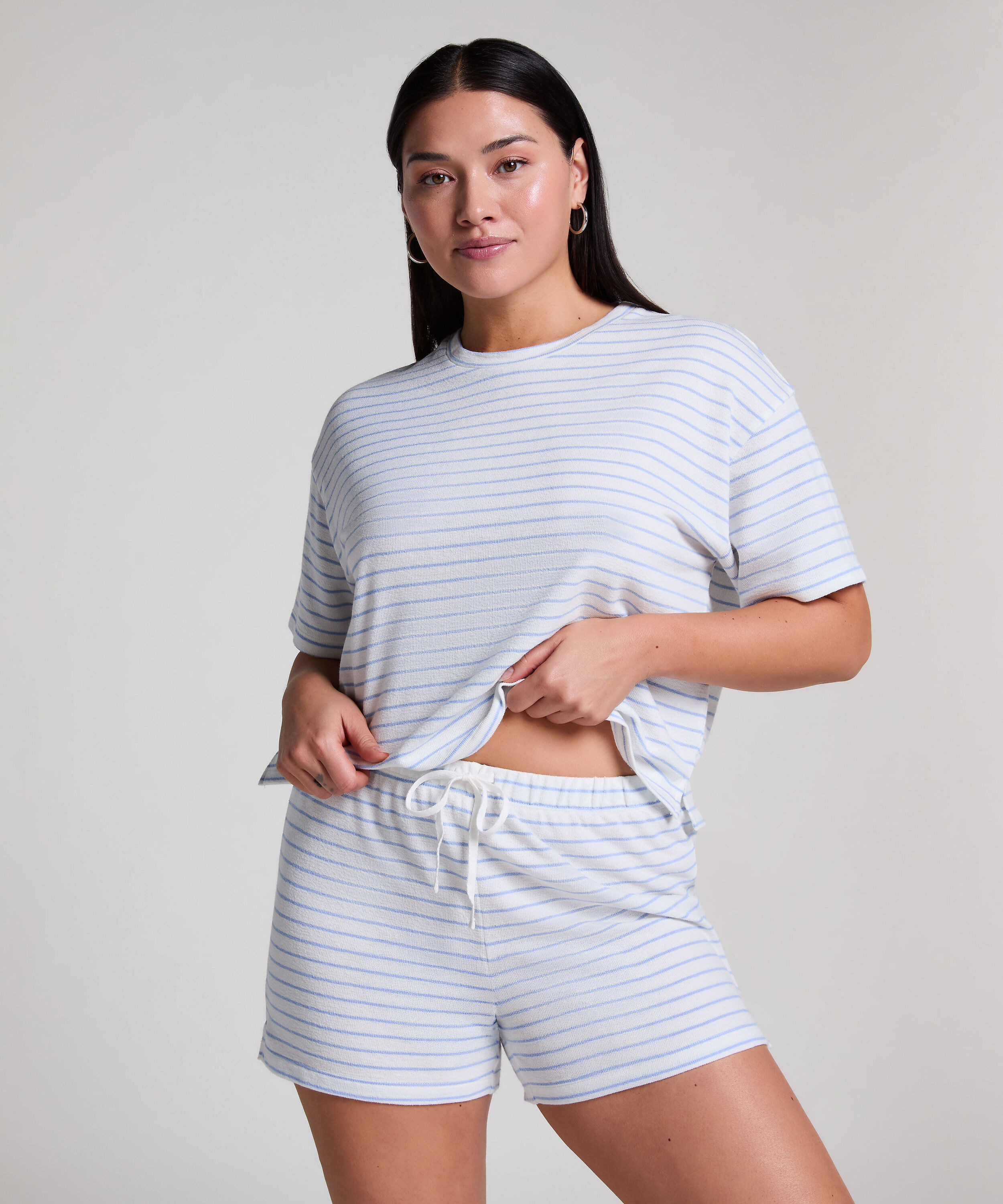 Cotton shorts, Blå