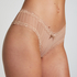 Brasiliansk truse V-shape Mesh, Beige