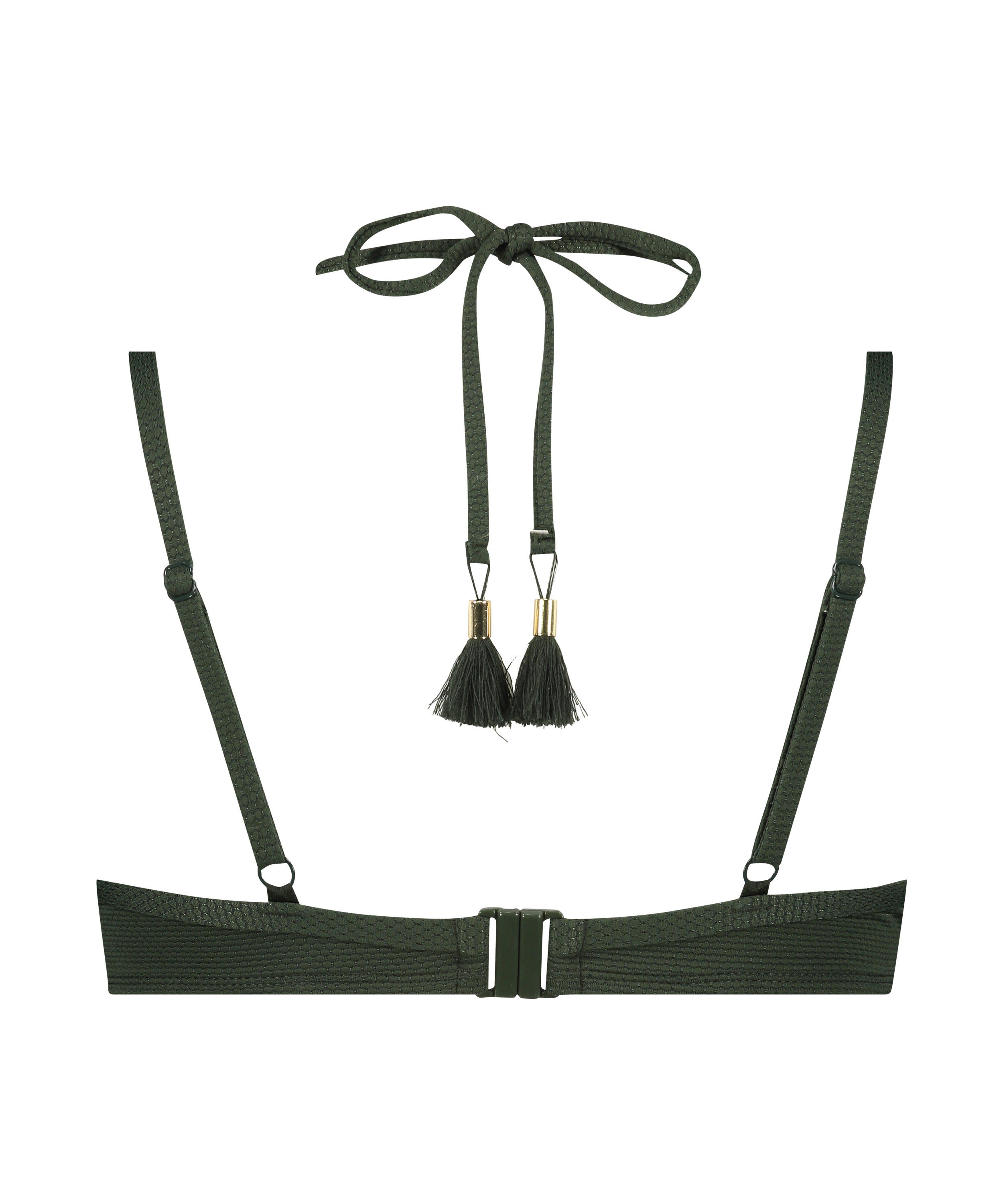 Scallop Glam foret bikinitopp med b&oslash;yle, Gr&oslash;nn, main