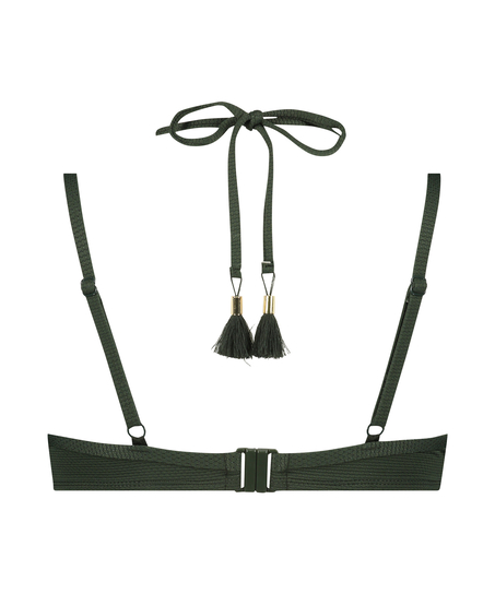 Scallop Glam foret bikinitopp med b&oslash;yle, Gr&oslash;nn