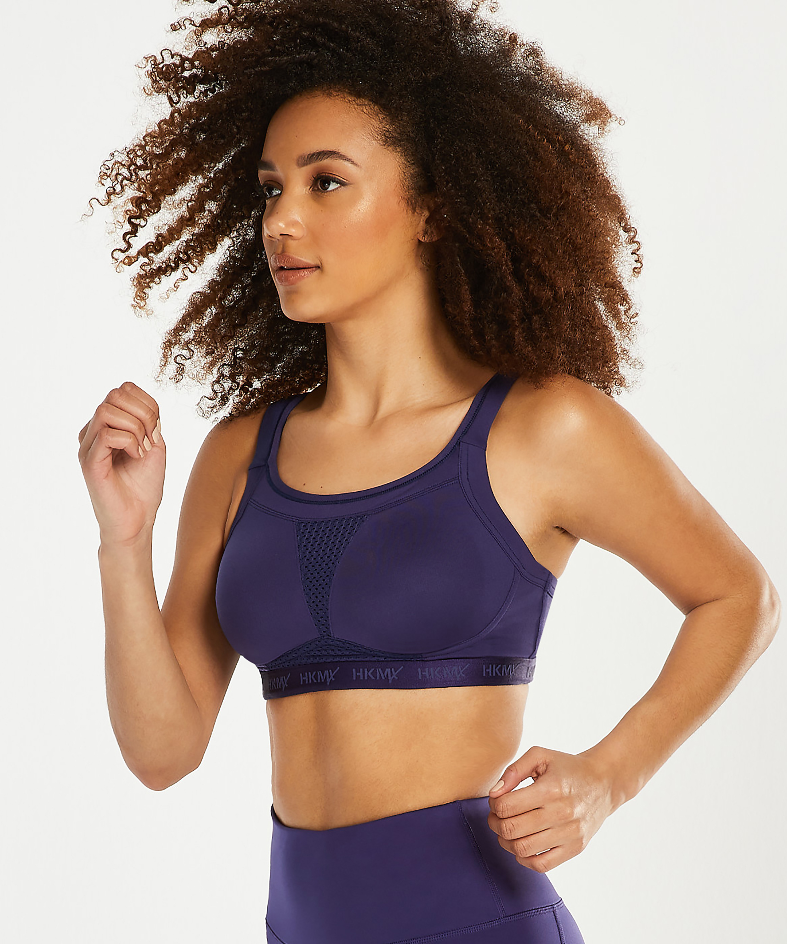 HKMX The Elite 2 nivå 3 sports-BH, Blå, main