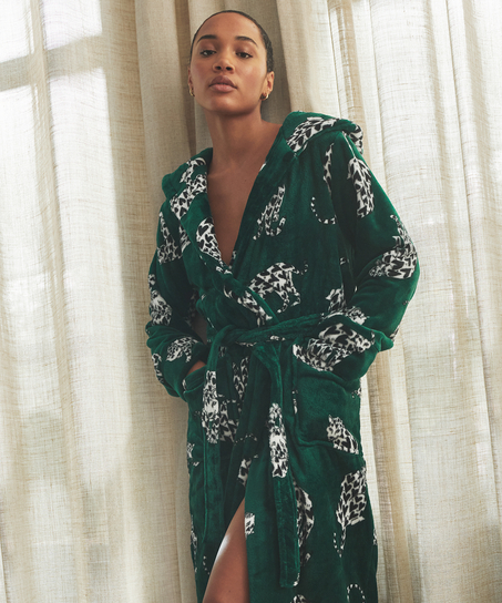 Badekåpe Fleece, Grønn