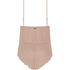 Chiffon plissé camisole-sett, Rosa
