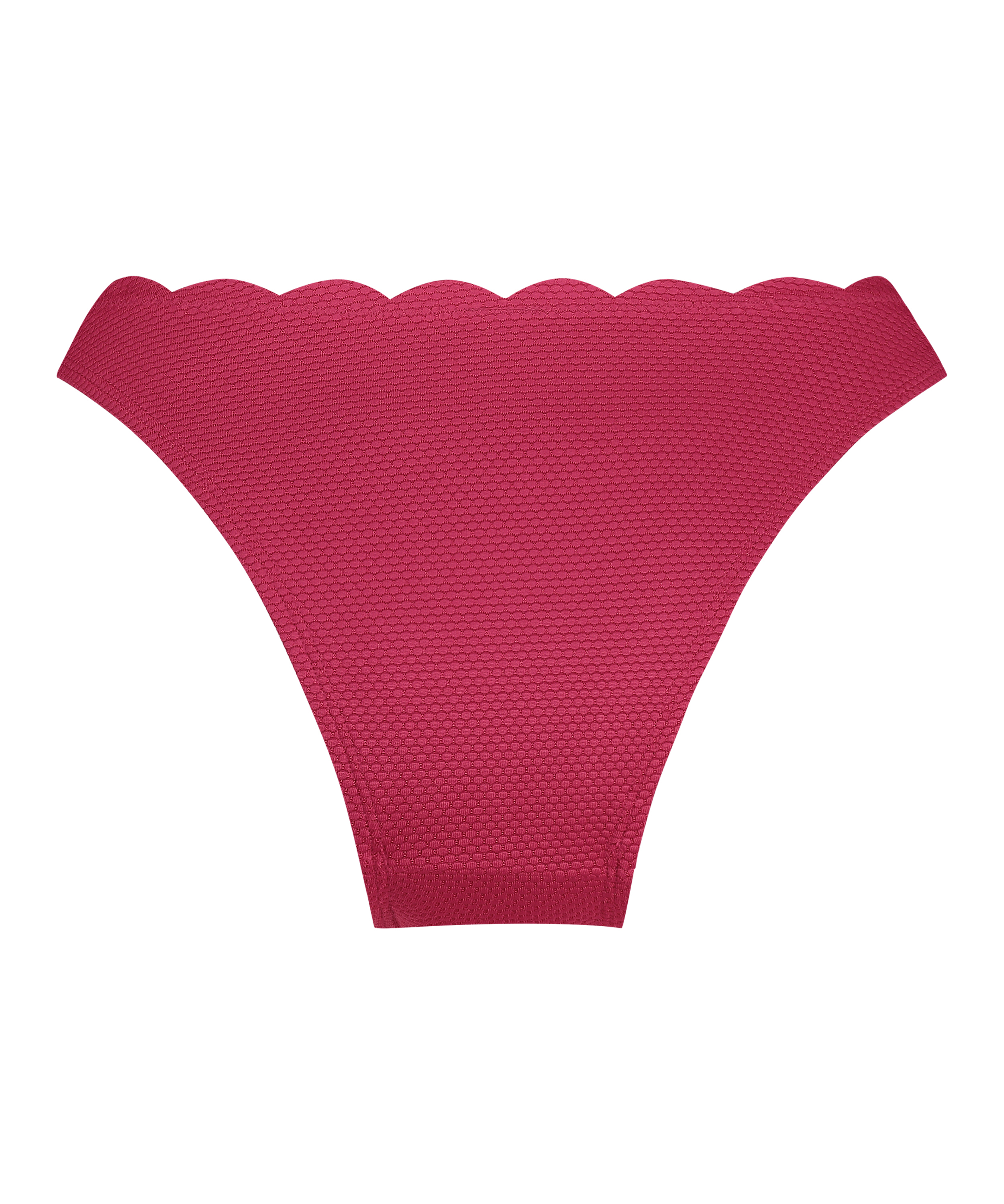 Høykuttet Bikini Underdel Scallop, Rosa, main