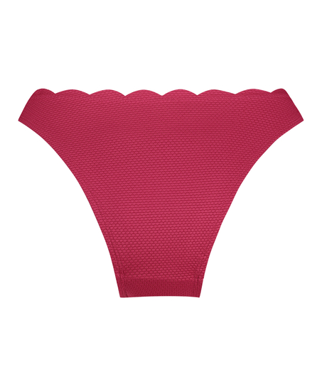 Høykuttet Bikini Underdel Scallop, Rosa
