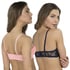 2 Strapless Padded Underwired Bras Lace, Bl&aring;