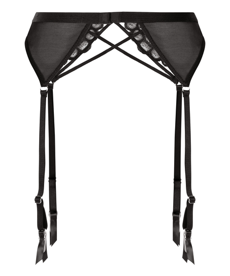 Sabrina suspenders-belte, Svart