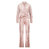 Boyfriend Crushed Velvet Pyjamas, Rosa